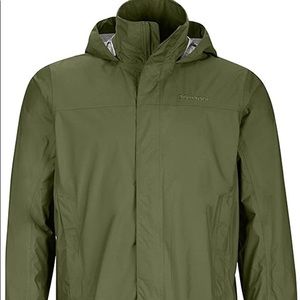 NWT Men’s Marmot Precip Rain Jacket, Green